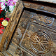 antique 19th century orient vintage cedar wood treasure Dowry Chest from Nuristan Afghanistan No:ULM1