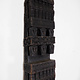 antique  orient solid hand-carved wooden Pillar column from Nuristan Afghanistan kohistan Pakistan  18/19 century No-ulm