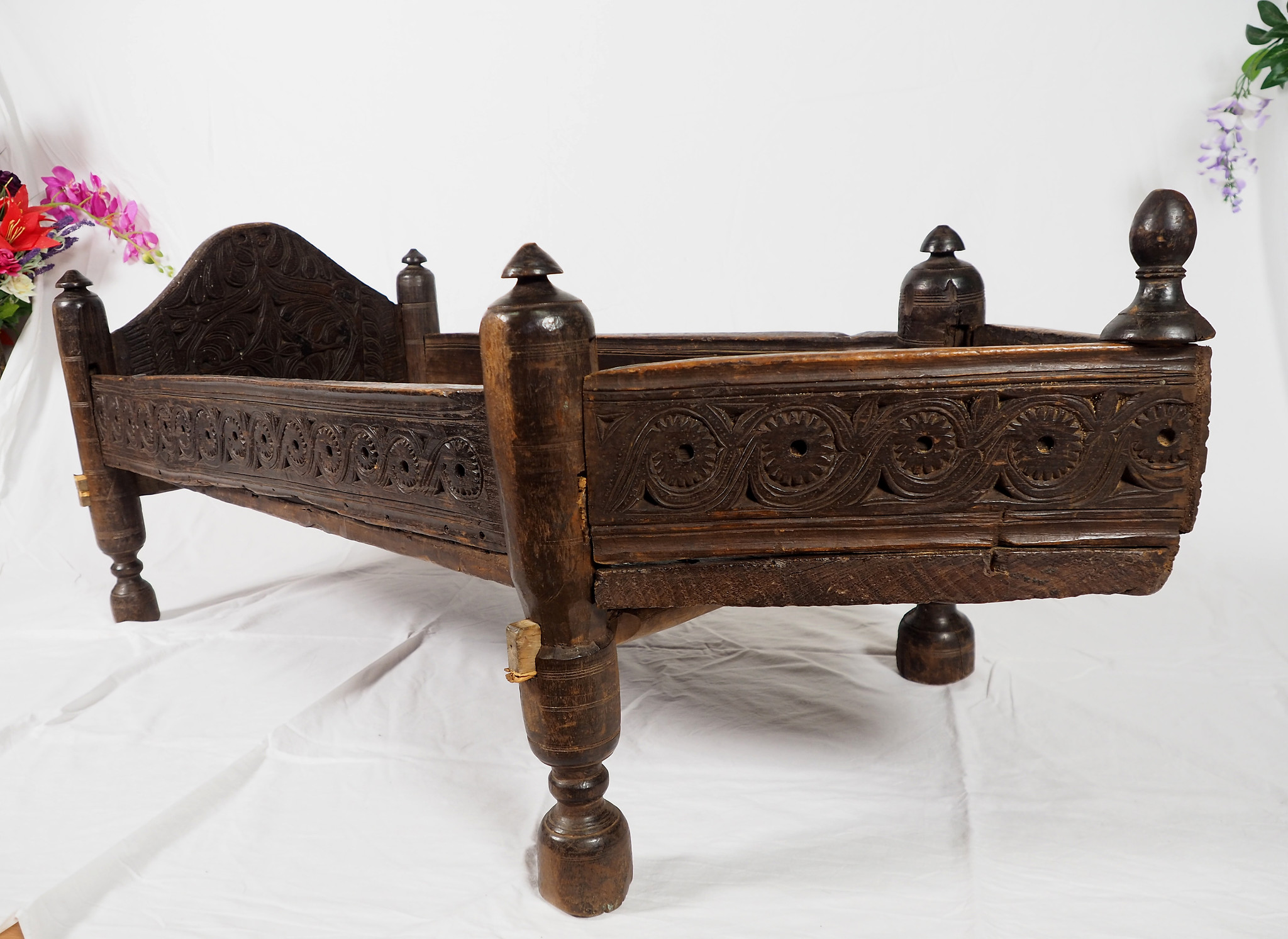 Antique , North Pakistan, wooden prayers table, Swat Valley ‘prayer board (ULM)