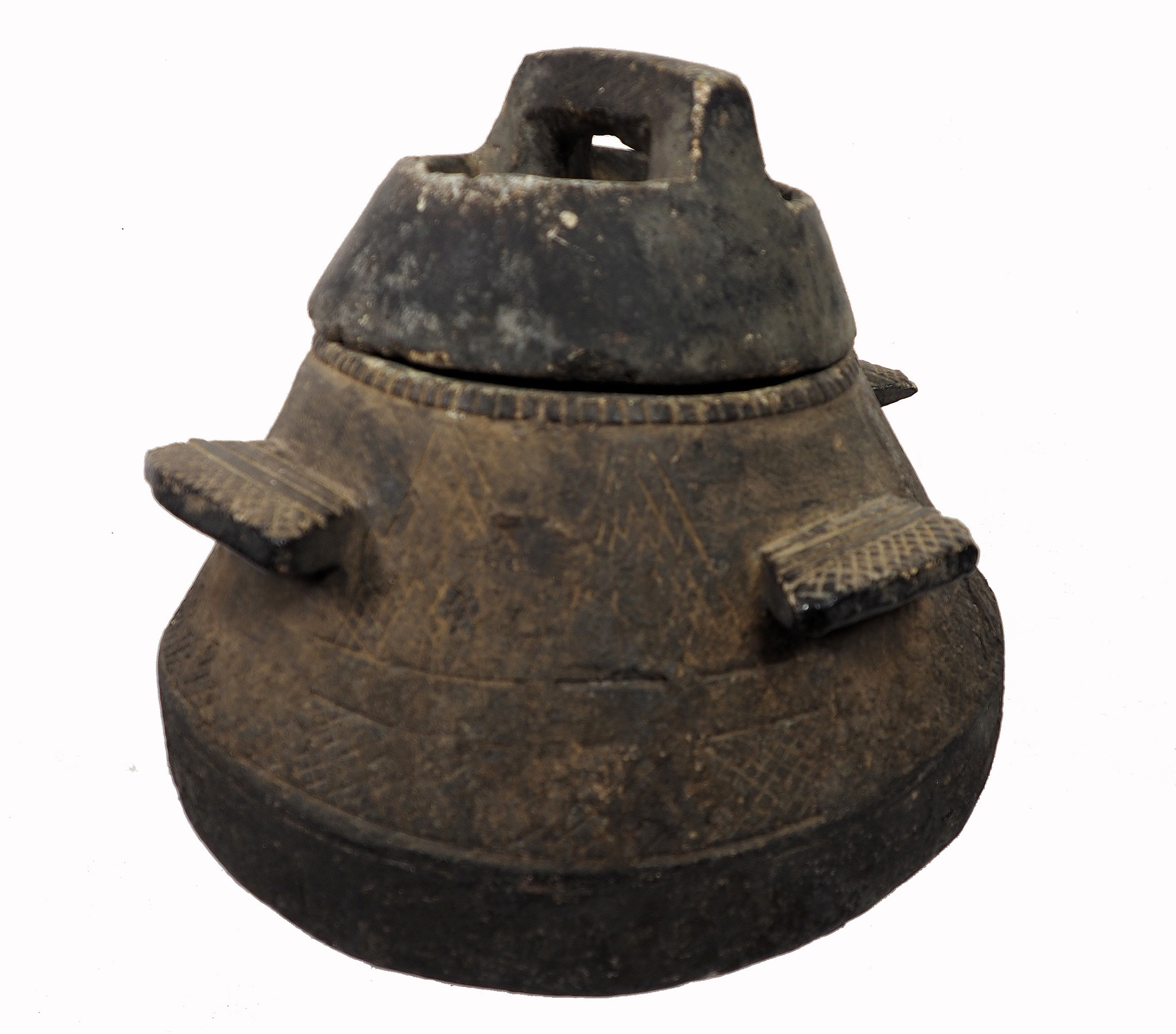 Antike Islamische Ein großer antiker schwerer Handgeschnitzter Steintopf aus Afghanistan, HH