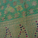 225x160 cm sehr seltener antike 20. Jahrhundert seiden Hochzeit Schal aus Banaras Indien.