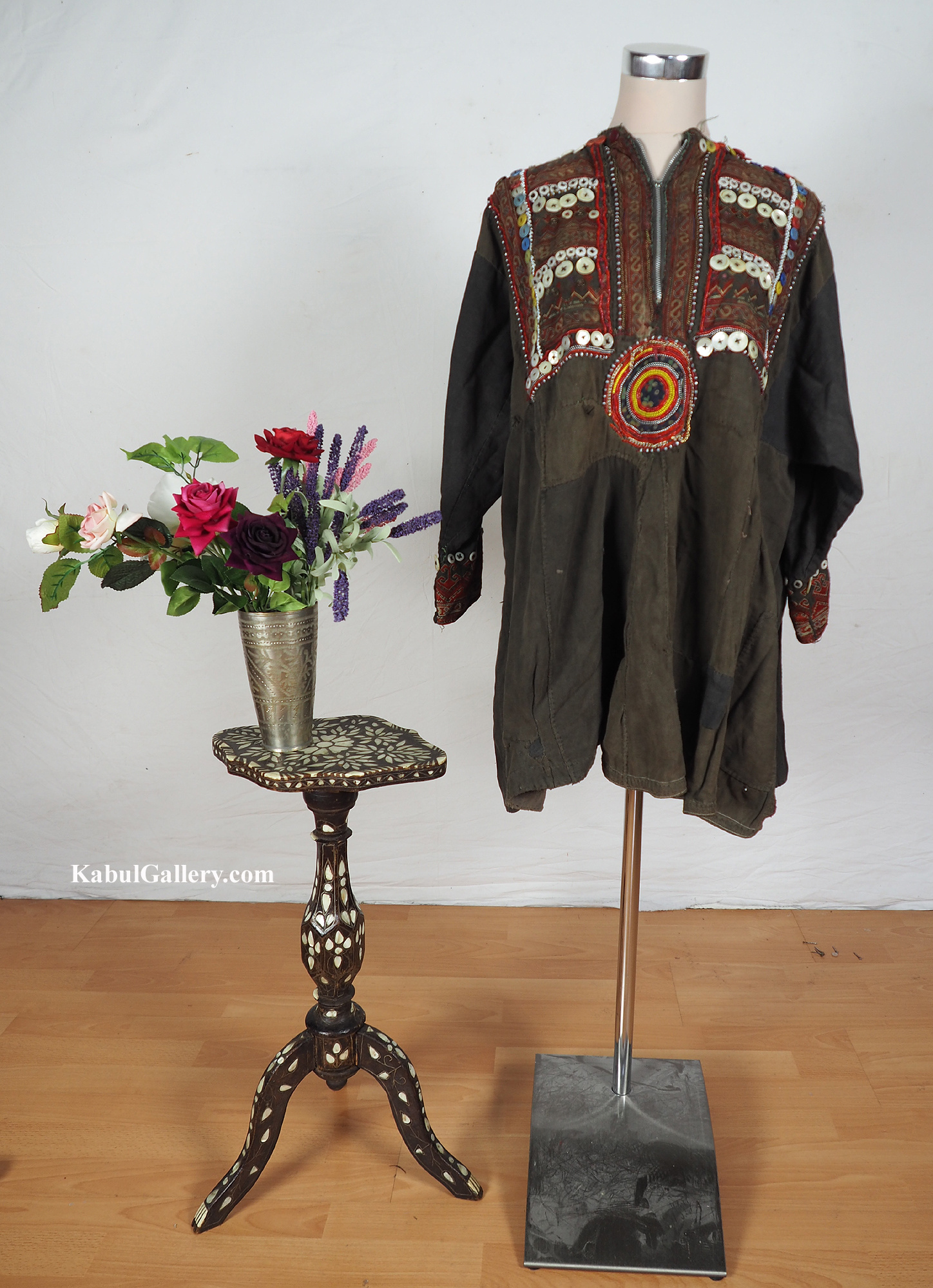 antique  original Pakistan Afghanistan nuristan kohistan swat Girl child embroidered  Dress jumlo   No:KL20/B