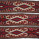 16 m x 35 cm  Rare  oriental turkmen Bukhara jemud hand Knotted nomadic kilim tent band  HH