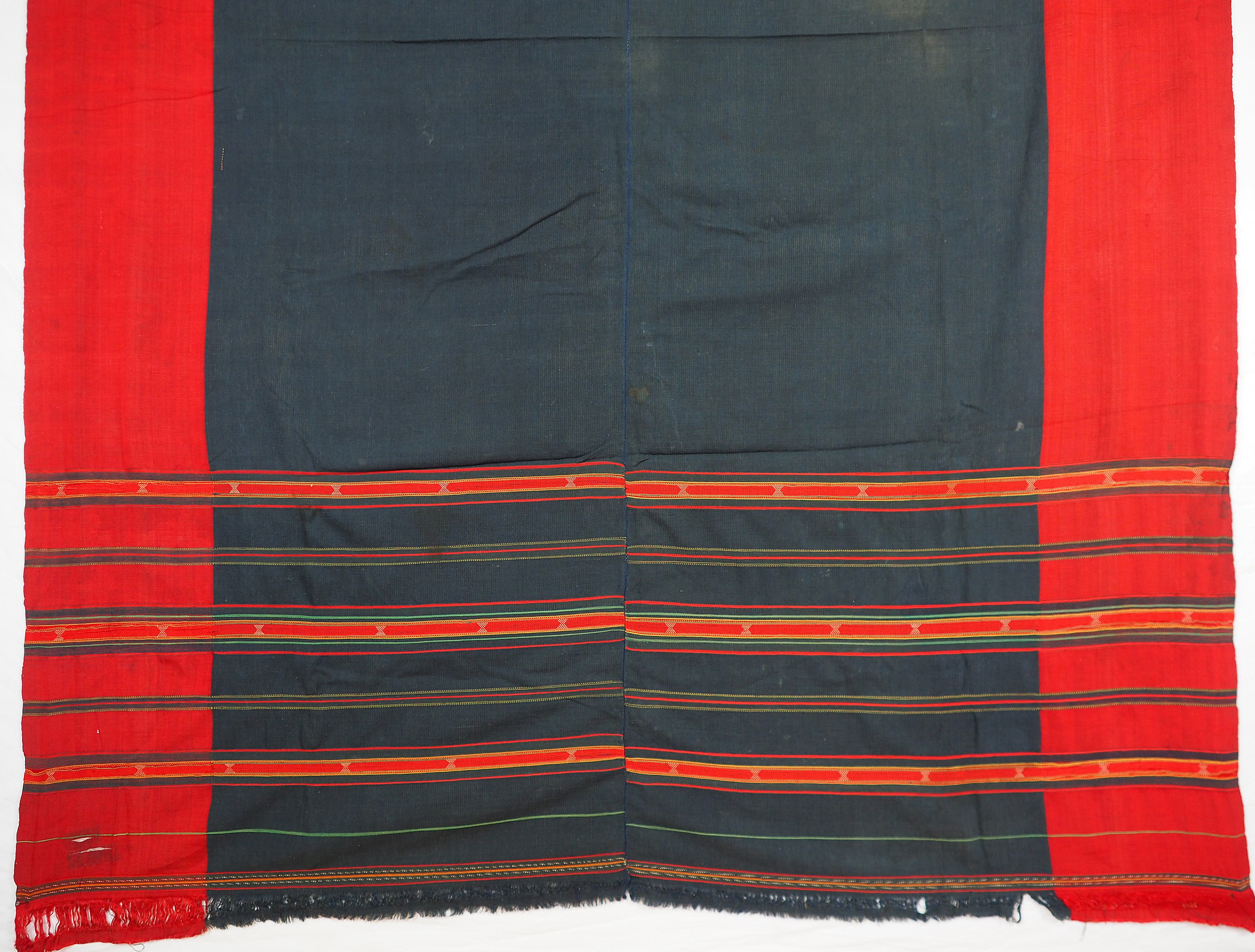 antique  silk embroidered  waziri men wedding shawl  20/C