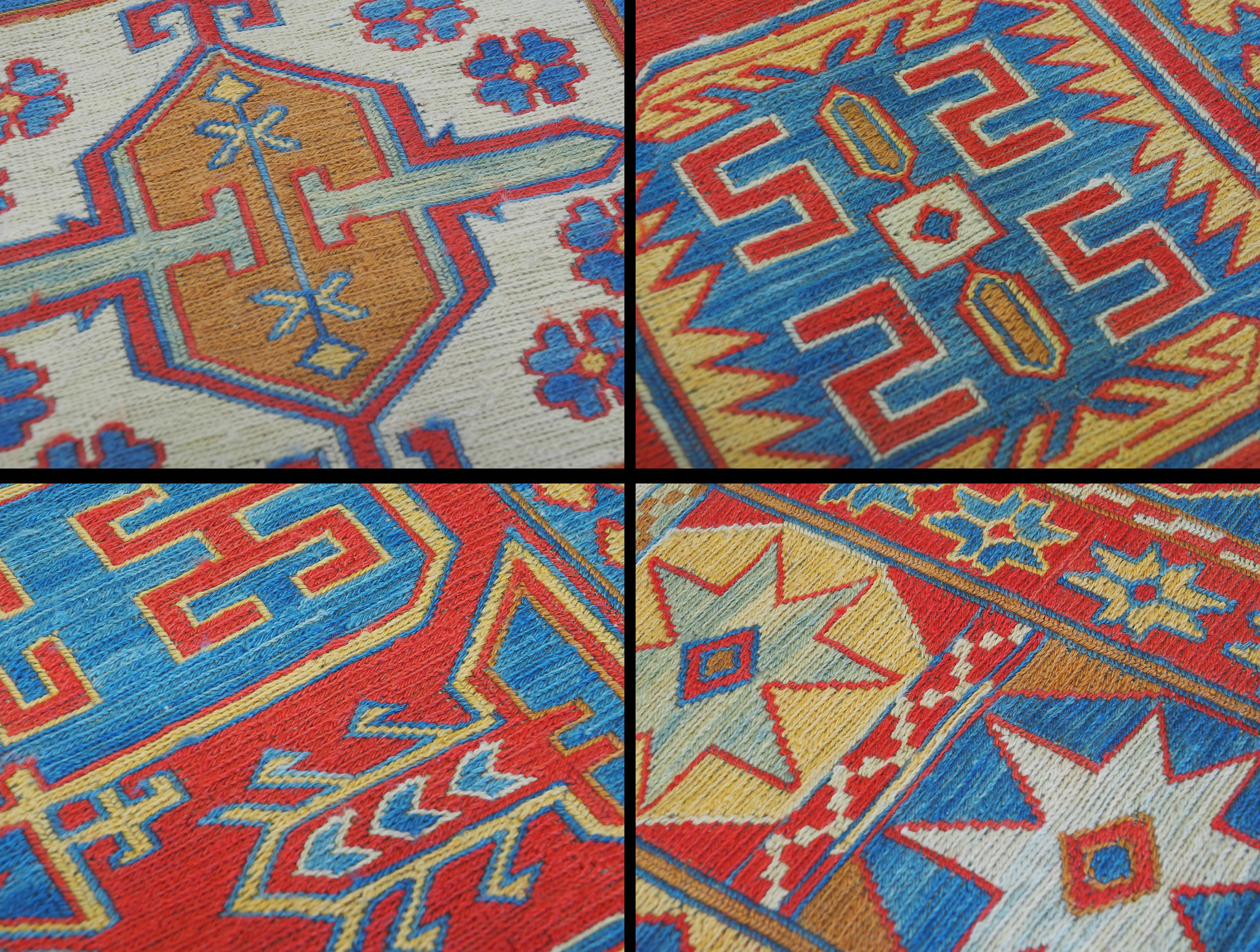 220x156 cm Caucasian Soumak Kilim Rug WL/J