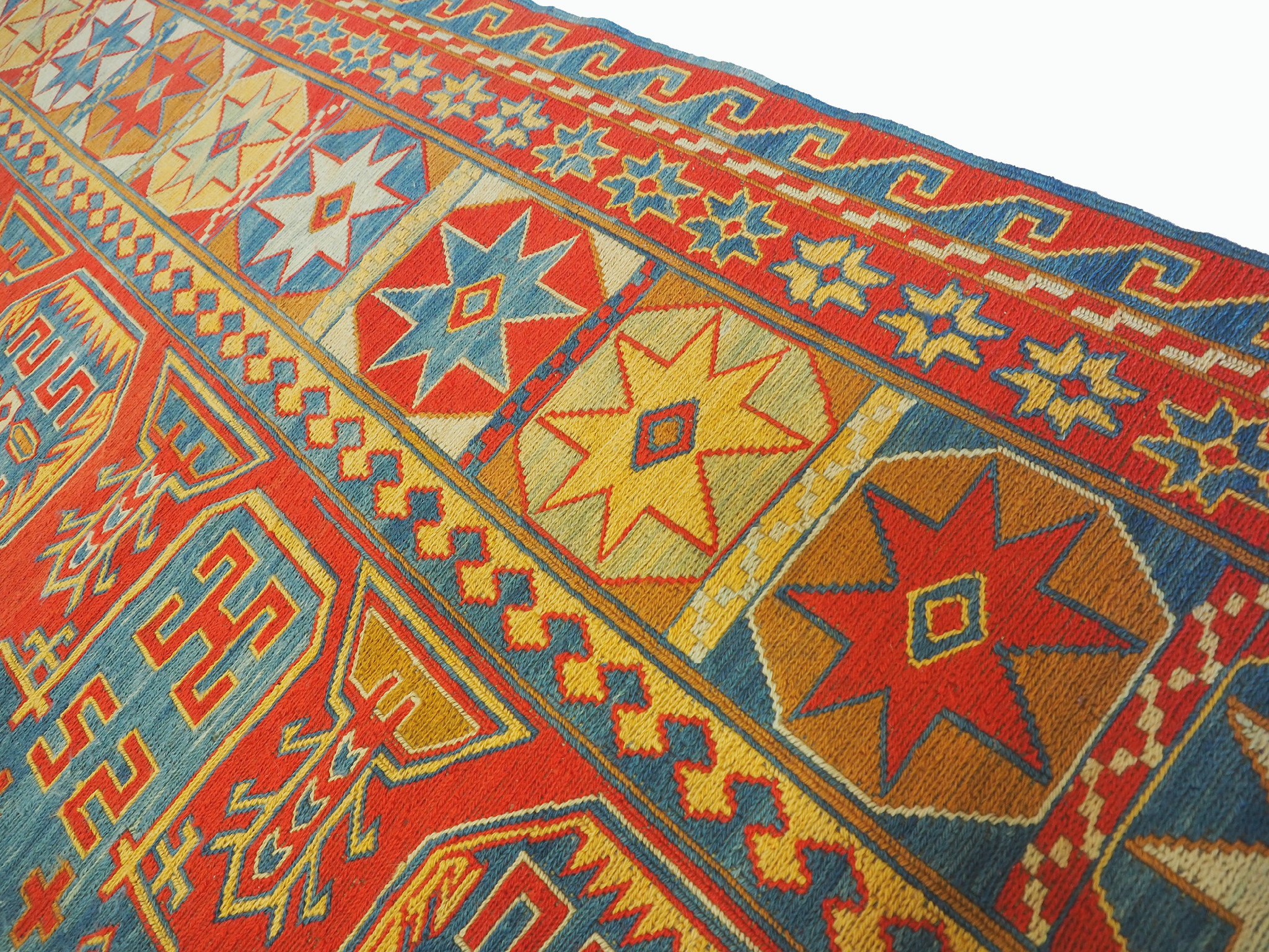 220x156 cm Caucasian Soumak Kilim Rug WL/J