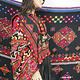 antique complet original rare Afghan dress with headscarf and trousers . Jumlo 20C