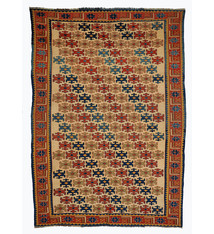 210x147 cm Caucasian Soumak Kilim Rug WL/N