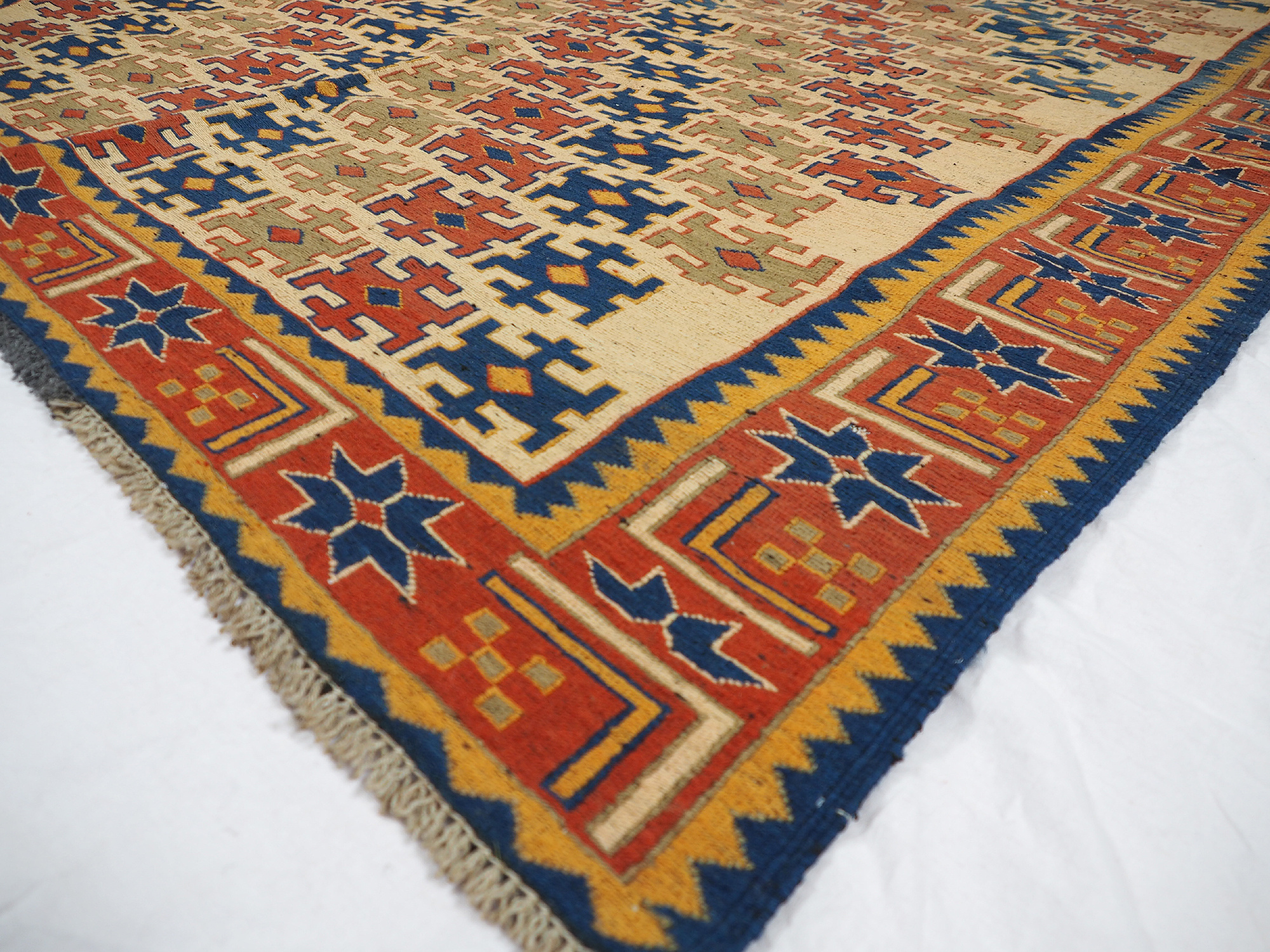 210x147 cm Caucasian Soumak Kilim Rug WL/N