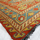 350x80 cm  (11,4 x 2,6 ft )  tribal Nomadic Caucasian Soumak sumakh  Vintage Kilim rug  runner carpet stair carpet corridor Hallway No-WL/P