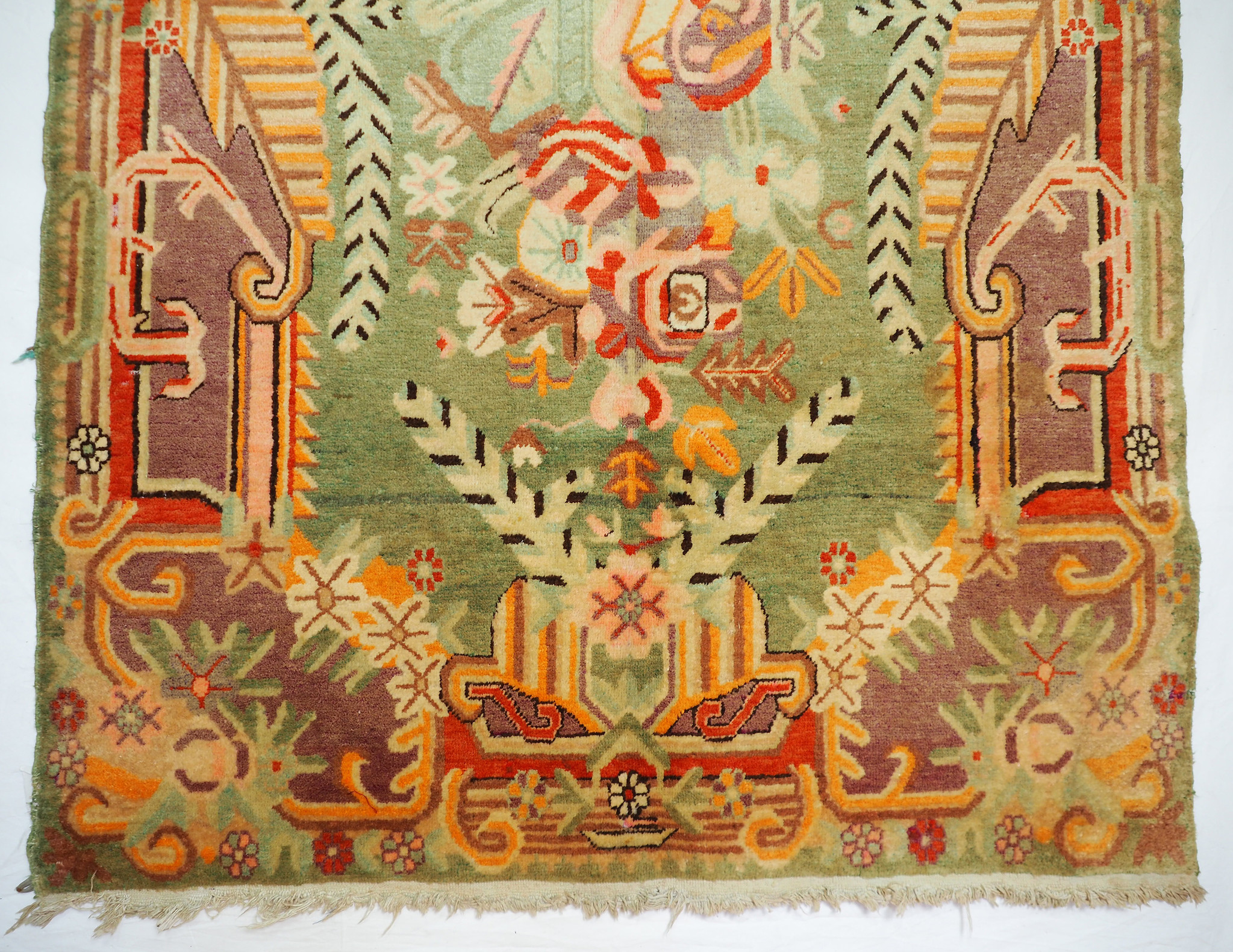 250x143 cm antique Khotan rug Chinese Turkestan No:20/B