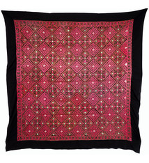 225x225 cm Seide bestickt   Bett tagesdecke Bettüberwurf sofaüberwurf Swat-Tal  pink