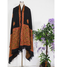 225x105 cm silk embroidered Pulkari  scarf, shawl, muffler Swat Valley 20/B