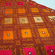 The Traditional Embroidery of Punjab India antique embroidered Pulkari shawl 19 cent. 20/B