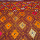 The Traditional Embroidery of Punjab India antique embroidered Pulkari shawl 19 cent. 20/B