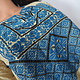 antique hand embroidered bedouin palestinian Ethnic thoub tunic dress No-9