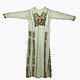 antique hand embroidered bedouin palestinian Ethnic thoub tunic dress No-16