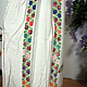 antique hand embroidered bedouin palestinian Ethnic thoub tunic dress No-16