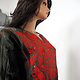 antique hand embroidered bedouin palestinian Ethnic thoub tunic dress No-4