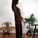 antique hand embroidered bedouin palestinian Ethnic thoub tunic dress No-4