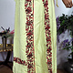 antique hand embroidered bedouin palestinian Ethnic thoub tunic dress No-14