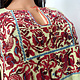 antique hand embroidered bedouin palestinian Ethnic thoub tunic dress No-14