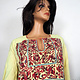 antique hand embroidered bedouin palestinian Ethnic thoub tunic dress No-14