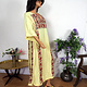 antique hand embroidered bedouin palestinian Ethnic thoub tunic dress No-14