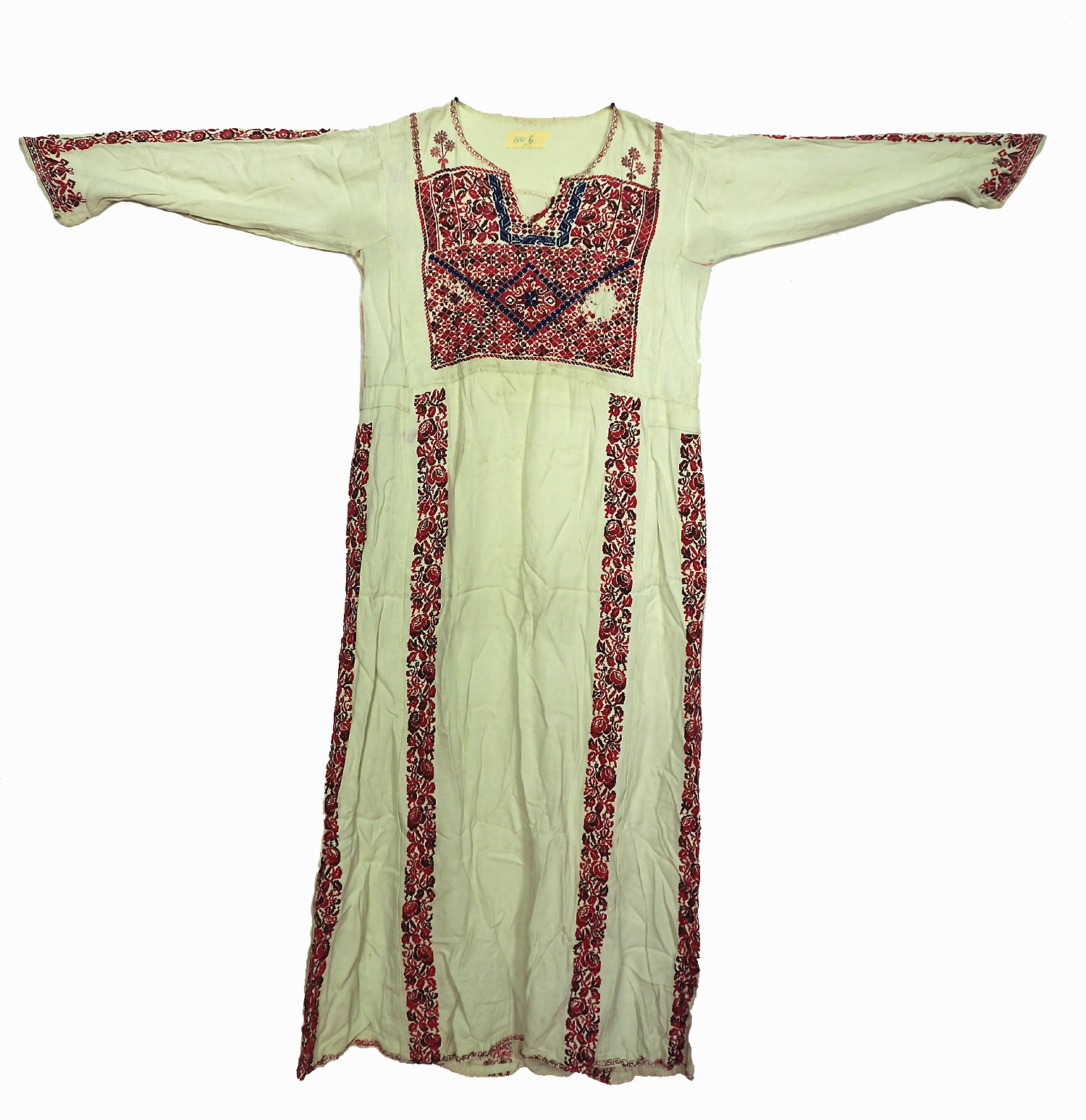 Palestinian girls embroidered ethnic dress No:6