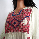 antique hand embroidered bedouin palestinian Ethnic thoub tunic dress No-6