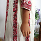 antique hand embroidered bedouin palestinian Ethnic thoub tunic dress No-6