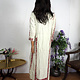 antique hand embroidered bedouin palestinian Ethnic thoub tunic dress No-6