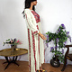 antique hand embroidered bedouin palestinian Ethnic thoub tunic dress No-6