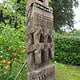 antique orient solid hand-carved wooden Pillar column from Nuristan Afghanistan antike Säule Nuristan Nr-C