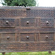 antique 19th century orient vintage cedar wood treasure Dowry Chest from Nuristan Afghanistan Pakistan (swat vally ) No:9