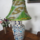 hand made  Unusual Origina Ikat lamp shade from uzbek Ikat No.E