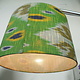 hand made  Unusual Origina Ikat lamp shade from uzbek Ikat No.G