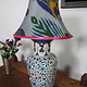 extravagant orient Uzbek Ikat stoff Schirm Lampenschirm Leuchtenschirm lampshade Nr:D