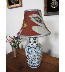 hand made  Unusual Origina Ikat lamp shade from uzbek Ikat No.F