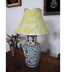 extravagant orient Uzbek Ikat stoff Schirm Lampenschirm Leuchtenschirm lampshade Nr:C