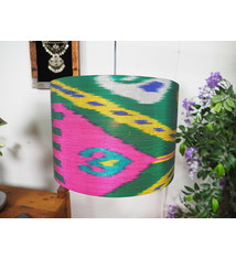 orient Uzbek Ikat stoff Schirm Lampenschirm lampshade Nr: H