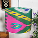 hand made  Unusual Origina Ikat lamp shade from uzbek Ikat No.H