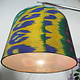orient Uzbek Ikat stoff Schirm Lampenschirm lampshade Nr: H