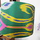 hand made  Unusual Origina Ikat lamp shade from uzbek Ikat No.H