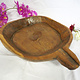 antik orient Holz Tablett teller Antique wooden tray india