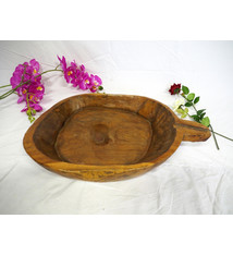 antik orient Holz Tablett teller Antique wooden tray india