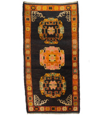 175x88 cm antik Tibetischer Khaden Yoga Meditation Dorfteppich buddhistische Klöster gebetsteppich Teppich Schlafteppich Nr.9