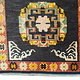 68,9"34,6" inch  Rare antique oriental hand Knotted Tibetan Khaden sleeping Carpet No:9