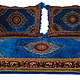 190x75 orient Sitzkissen Matratze Sitzecke Afghan toshak seating mattress   توشک -Türkis Rot