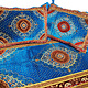 190x75 orient Sitzkissen Matratze Sitzecke Afghan toshak seating mattress   توشک -Türkis Rot